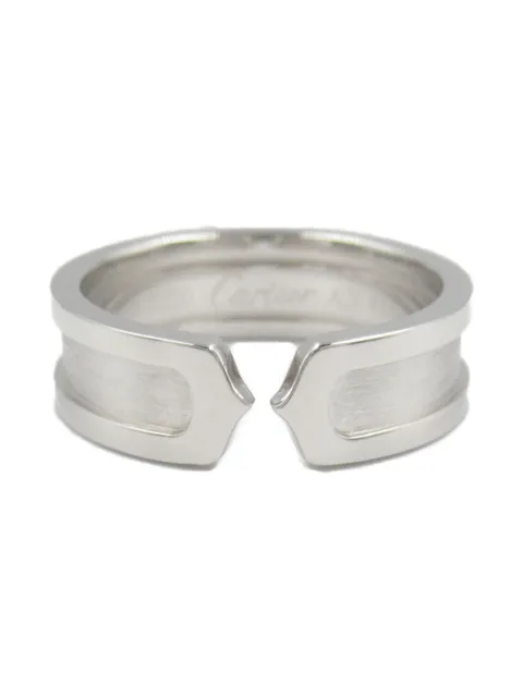 Cartier anillo C2 en oro blanco de 18kt 2010