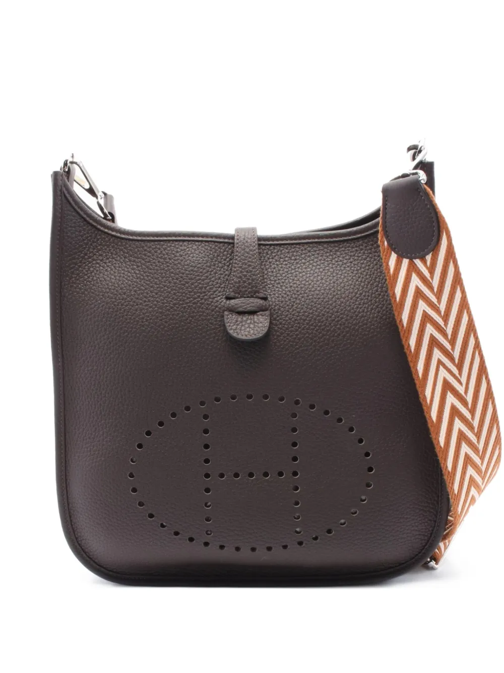 2023 Evelyn III Troyes PM perforated logo shoulder bag