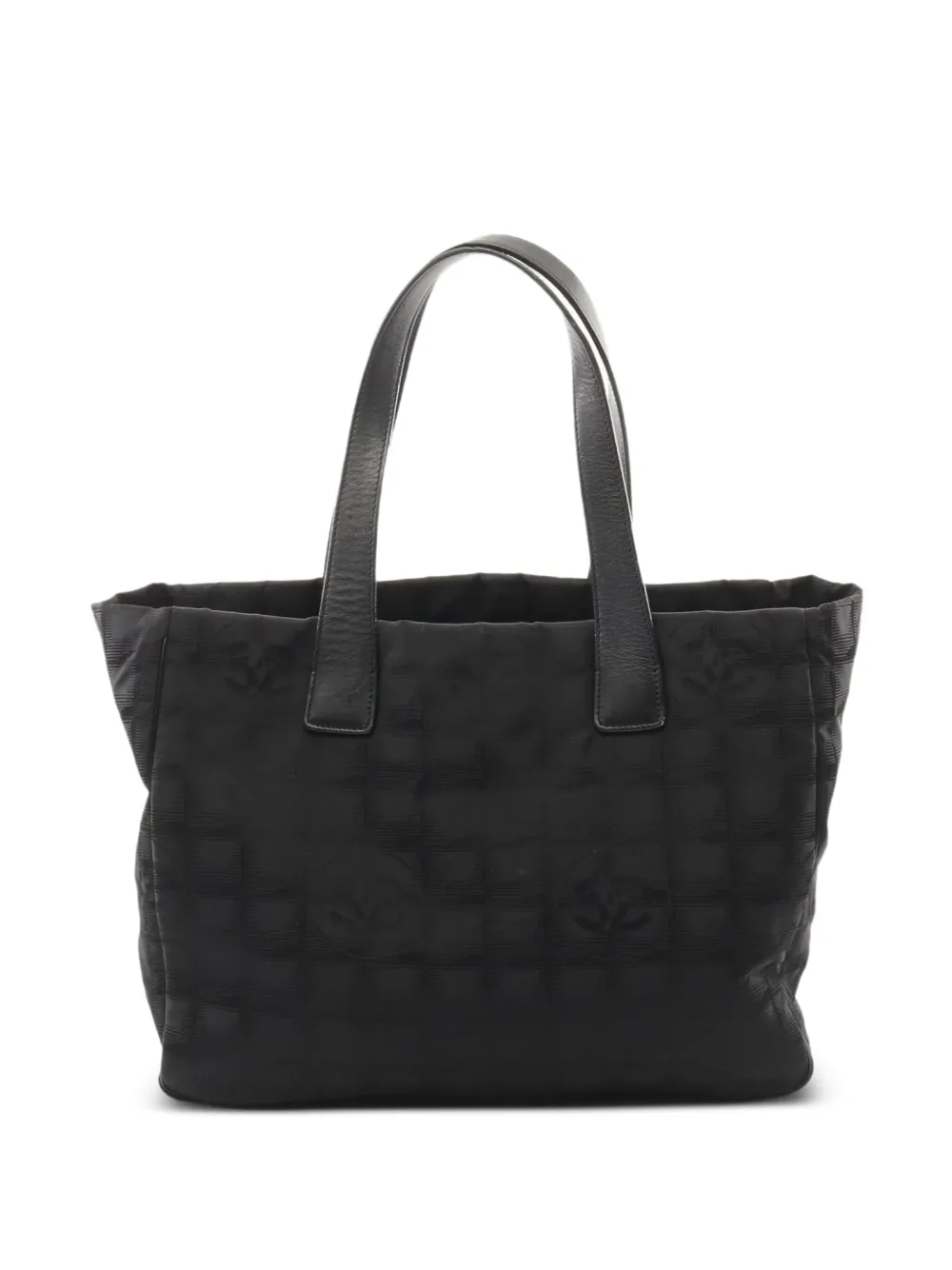 CHANEL Pre-Owned 2008-2009 Travel Line MM tote bag - ブラック CHANEL Pre-Owned 2008-2009 Travel Line MM tote bag - ブラック