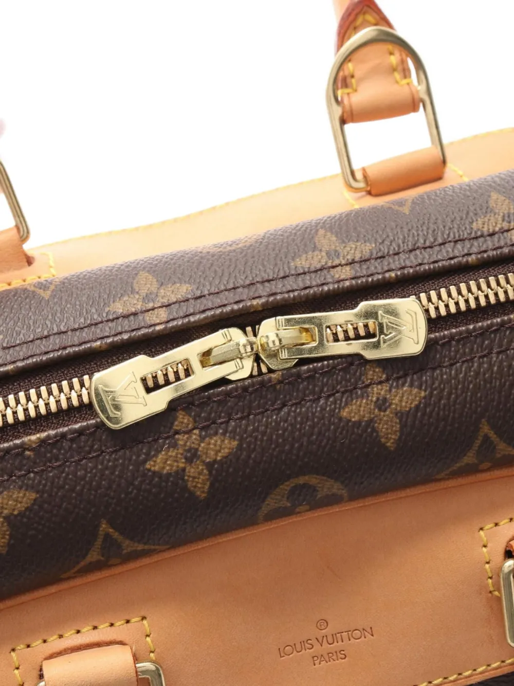 Pre-owned Louis Vuitton 2002 Deauville Bowling Vanity Monogram Handbag