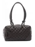 CHANEL Pre-Owned 2005-2006 Cambon shoulder bag - Brown