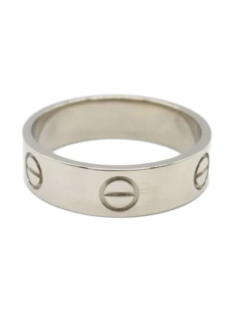 Cartier 2010s 18K white gold Love ring
