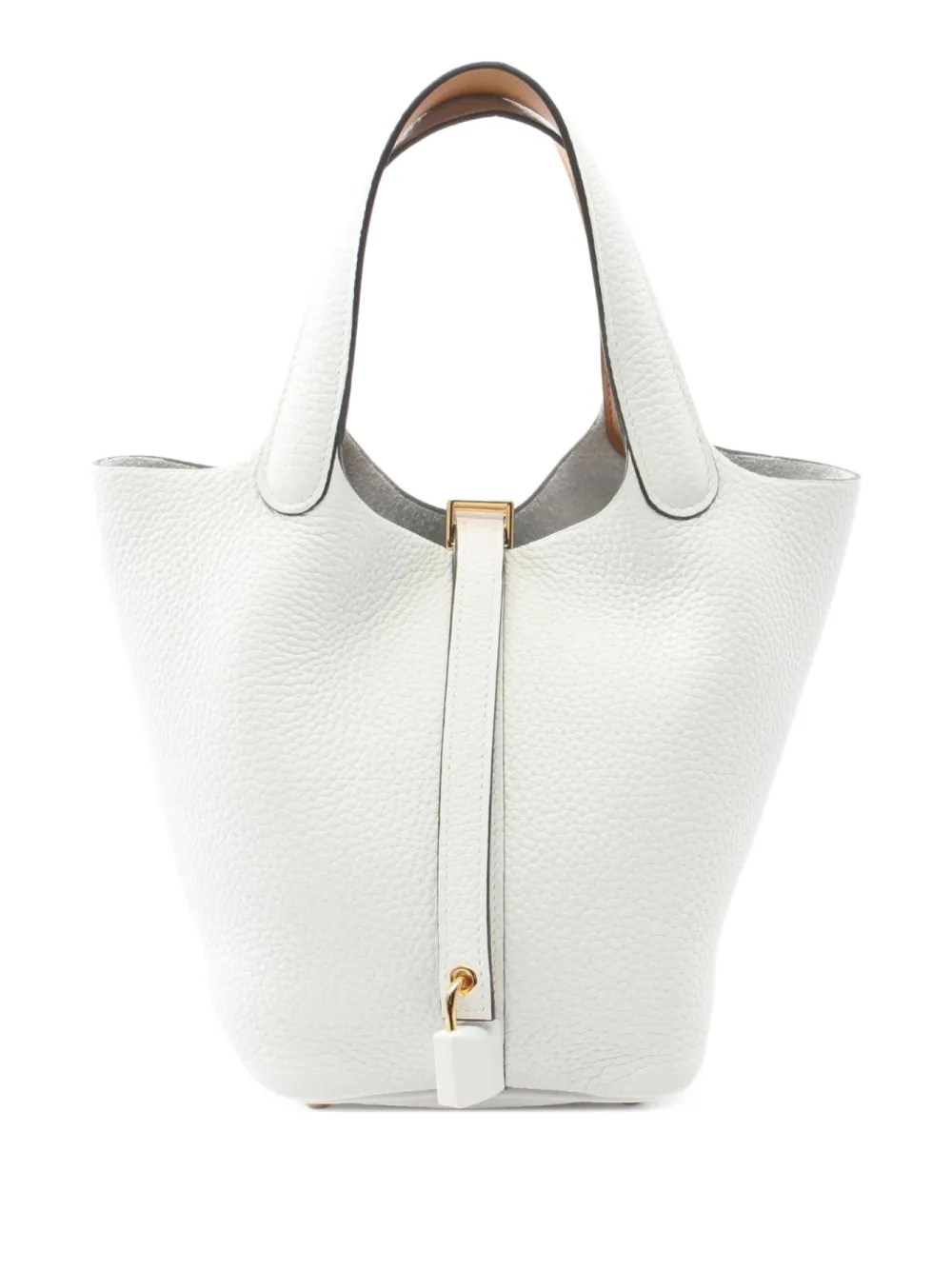 Hermès Pre-Owned 2025 Picotin Lock PM tote bag - ホワイト Hermès Pre-Owned 2025 Picotin Lock PM tote bag - ホワイト
