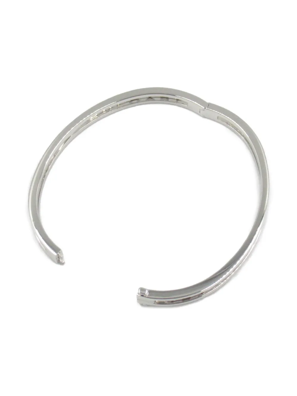 Pre-owned Bvlgari 2010s 18k White Gold B.zero1 Bracelet