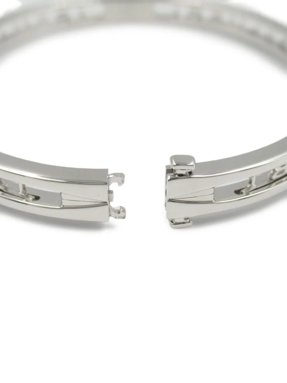 Pre-owned Bvlgari 2010s 18k White Gold B.zero1 Bracelet