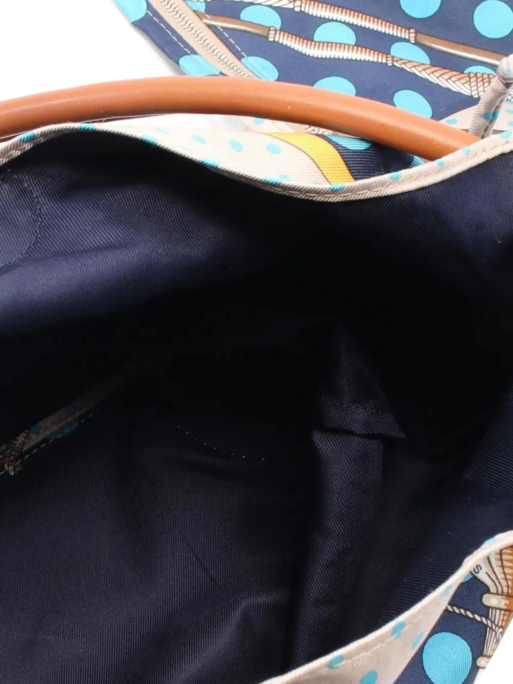 Pre-owned Hermes 2012 Silky City Pm Shoulder Bag In Neutral