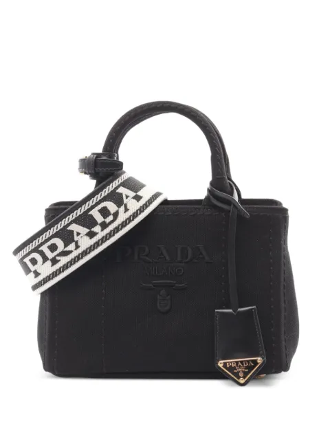 Prada Pre-Owned 2010s mini canvas tote bag