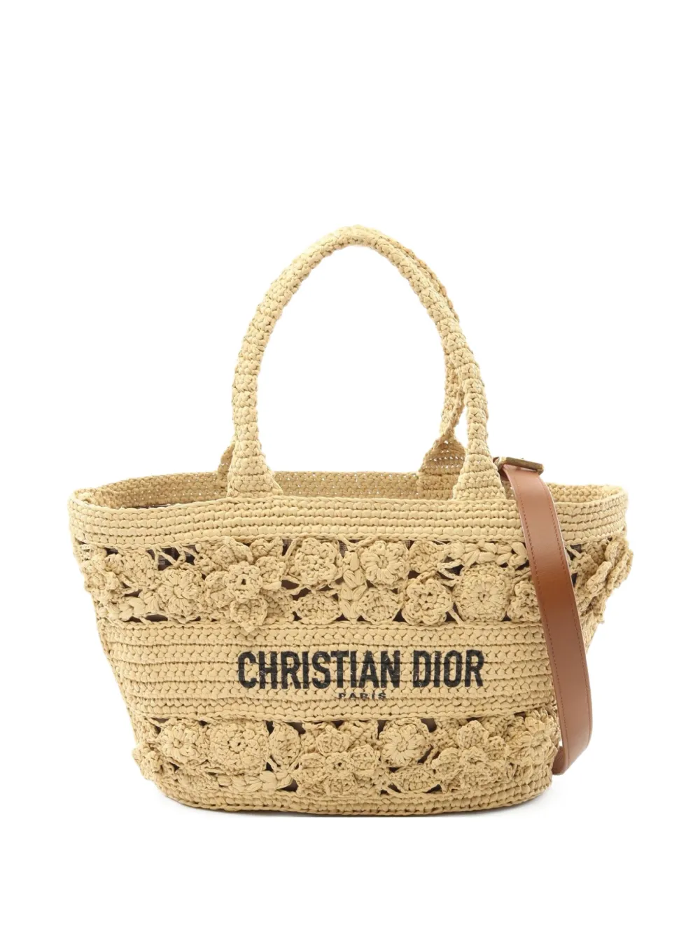Christian Dior Pre-Owned 2010s Pannier Chapeau tote bag - ニュートラル Christian Dior Pre-Owned 2010s Pannier Chapeau tote bag - ニュートラル