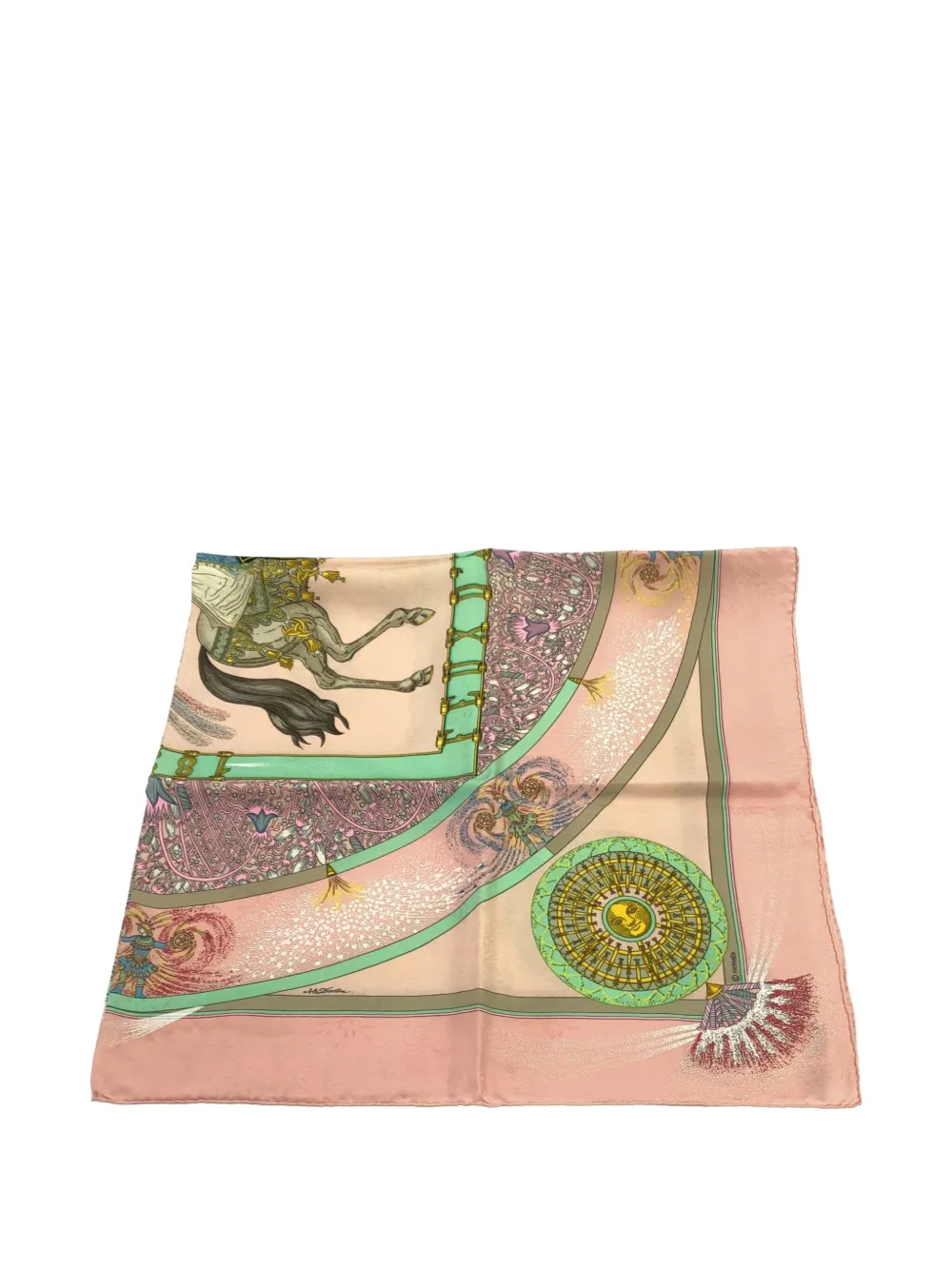 Hermès Pre-Owned mascada de seda Twilly 2000 | rosado | Image 1