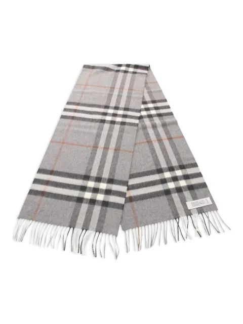 Burberry Pre-Owned mascada de cachemira con motivo de cuadros 2010