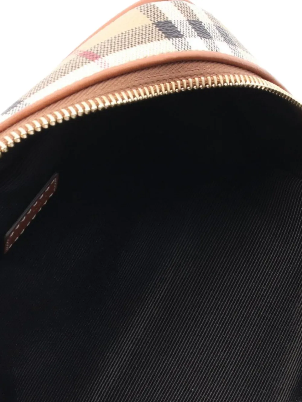 Pre-owned Burberry 2010s Check-patterned Makeup Bag
