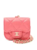 CHANEL Pre-Owned 2020-2021 Matelasse AirPods Pro case - Pink