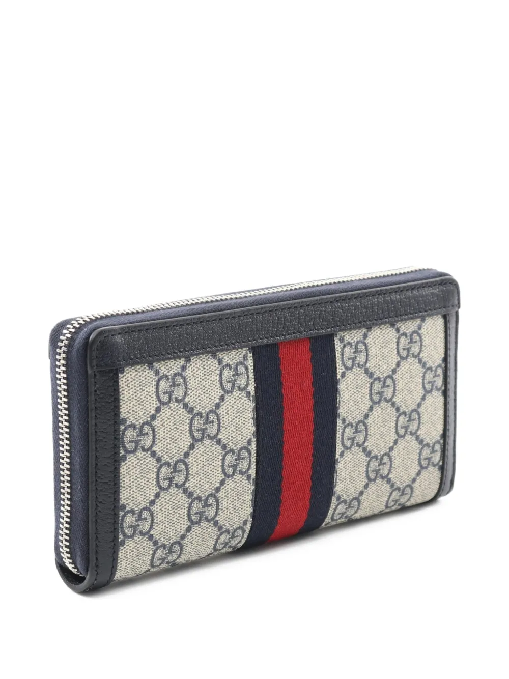 Gucci Pre-Owned 2020s  Ophidia GG Supreme canvas zip wallet | Image 2