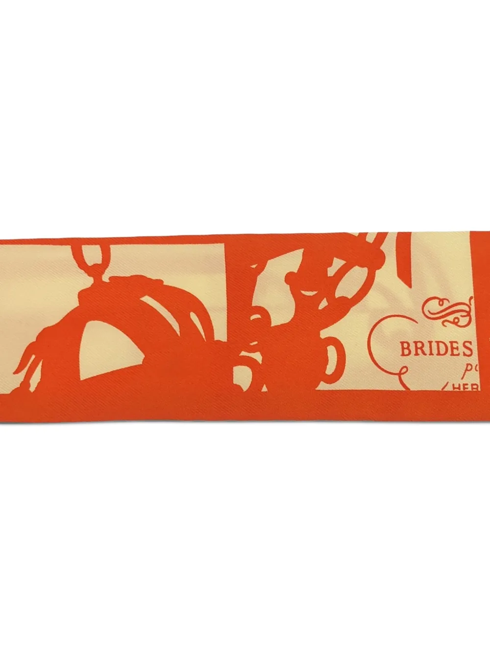 Pre-owned Hermes 2000s Twilly Silk Scarf