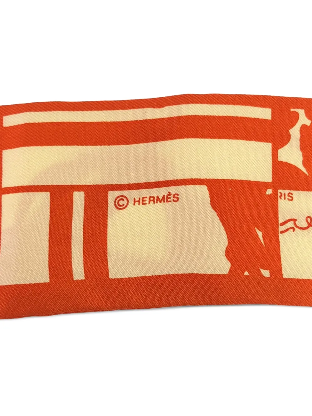 Pre-owned Hermes 2000s Twilly Silk Scarf