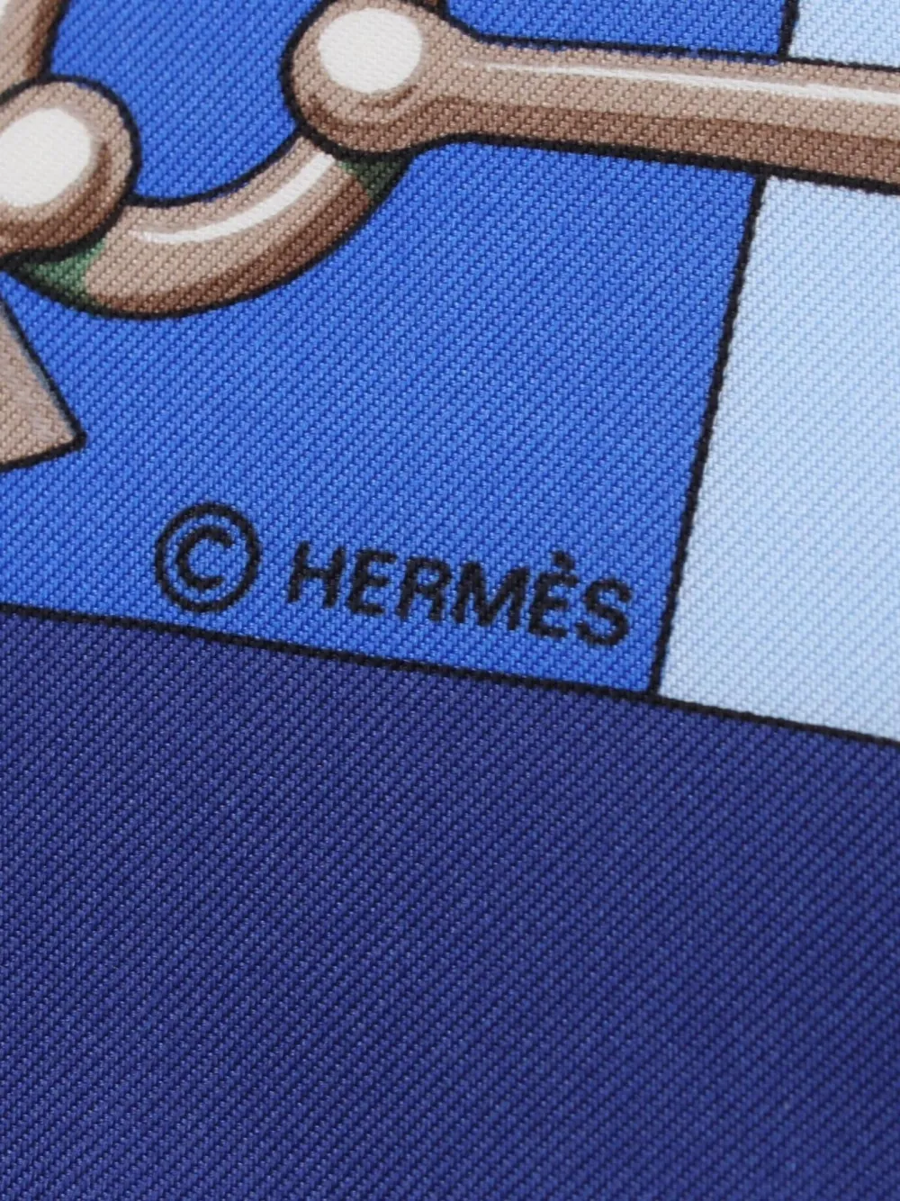 Hermès Pre-Owned mascada de seda Cliquetis 2010 | Image 2