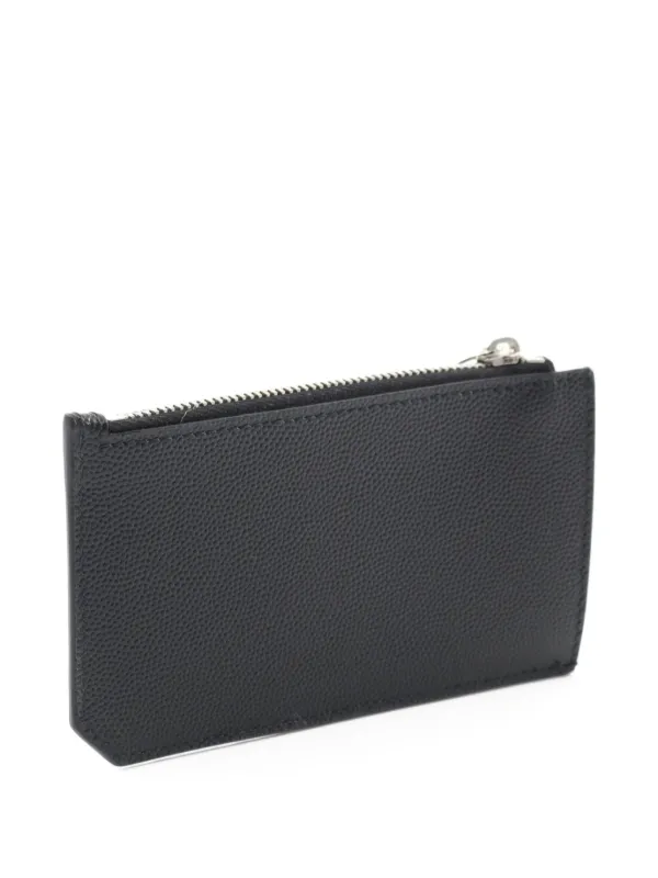 Saint Laurent Pre-Owned 2020s Fragment Card Holder Black