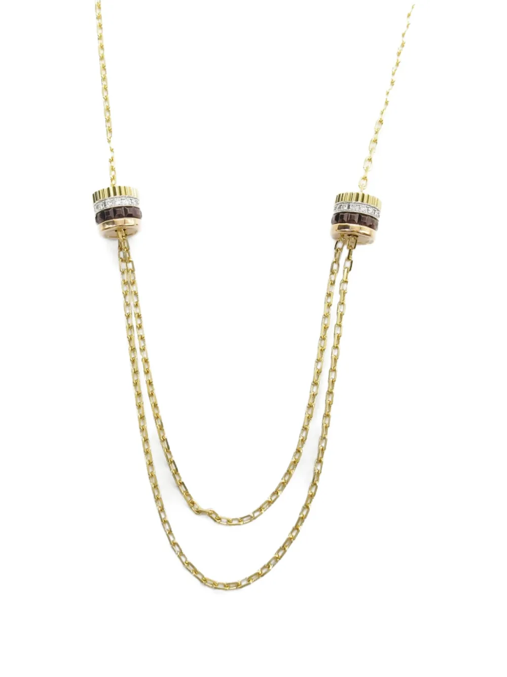 Boucheron Pre-Owned 2010s 18K gold Quatre Classique diamond necklace | Gold | Image 1