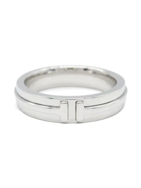 Tiffany & Co. Pre-Owned anillo Narrow en oro blanco de 18kt 2010