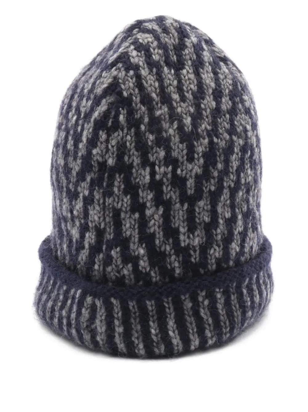 CHANEL Pre-Owned 1986-1988 Coco Mark knitted beanie | Blue | Image 1