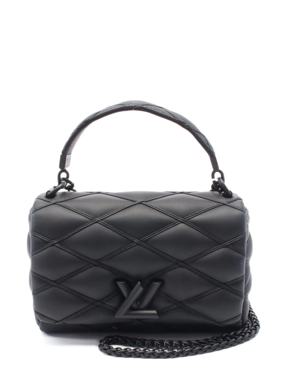 Louis Vuitton Pre-Owned 2021 Go-14 MM Malletage two-way handbag - ブラック Louis Vuitton Pre-Owned 2021 Go-14 MM Malletage two-way handbag - ブラック