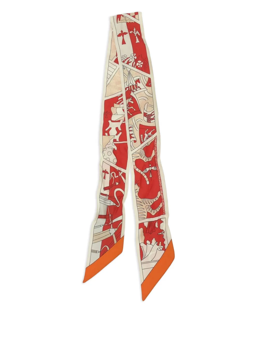 Hermès Pre-Owned 2000s Twilly scarf | Neutrals | Image 1