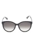 Gucci Pre-Owned 2020s cat-eye gradient sunglasses - Black
