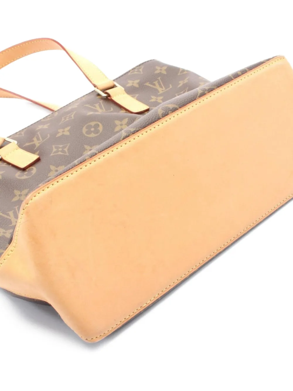 Pre-owned Louis Vuitton 2007 Cabas Piano Shoulder Bag In Brown
