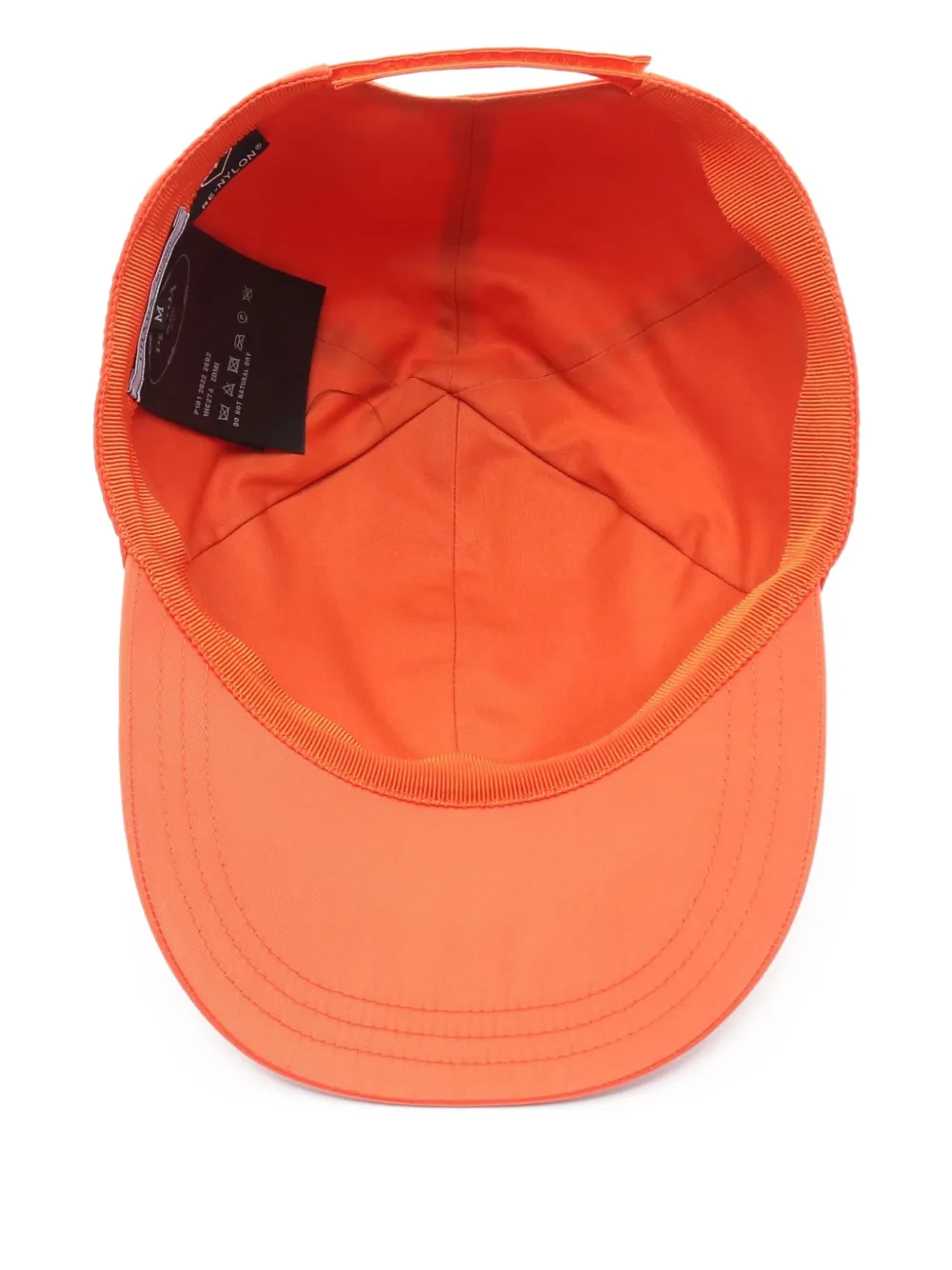 Pre-owned Prada 2010s Triangle-logo Baseball Cap