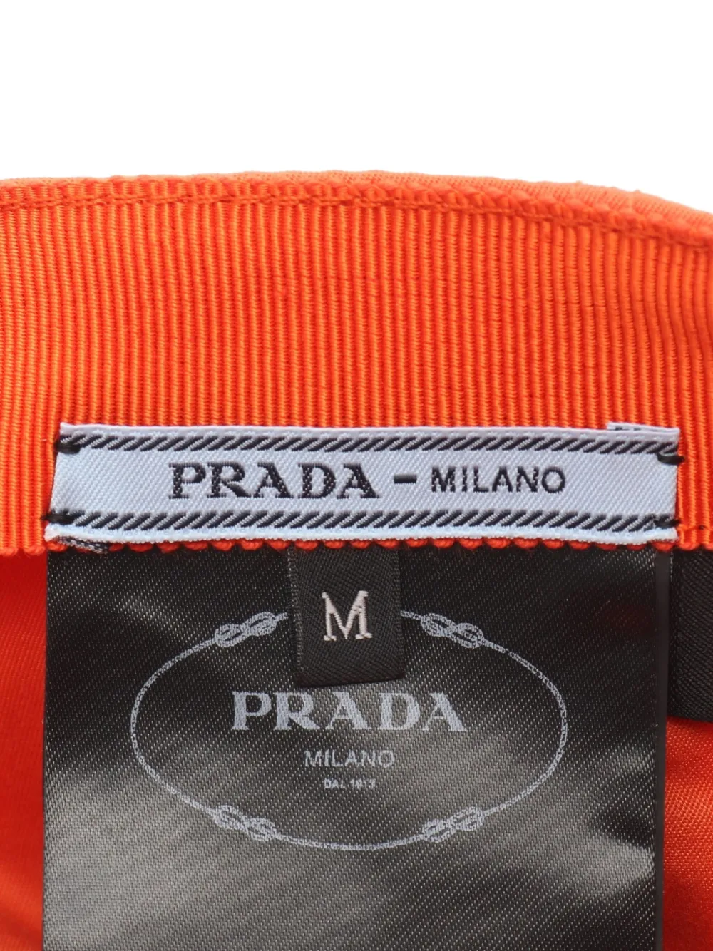 Pre-owned Prada 2010s Triangle-logo Baseball Cap