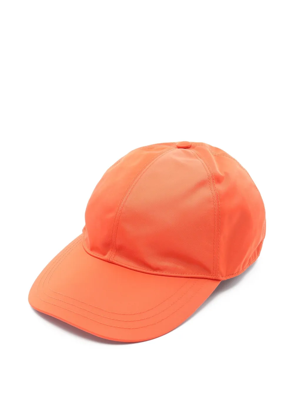 Prada Pre-Owned 2010s triangle-logo baseball cap | Orange | Image 1