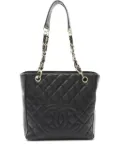 CHANEL Pre-Owned 2003-2004 Matelasse handbag - BLACK