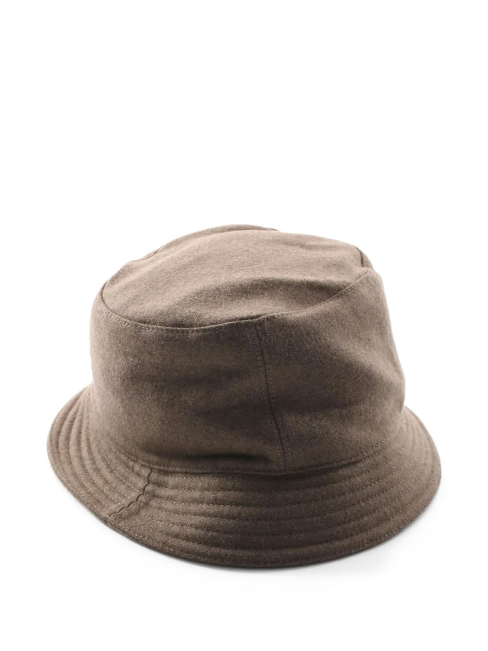 Hermès Pre-Owned 2010s Serie Button bucket hat - ブラウン Hermès Pre-Owned 2010s Serie Button bucket hat - ブラウン