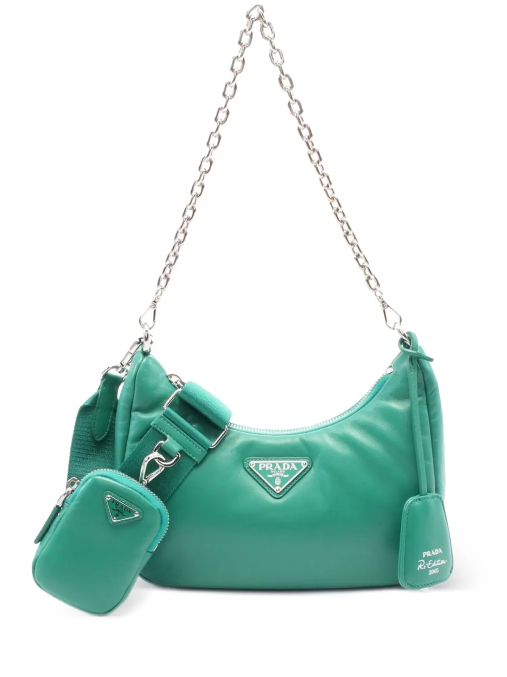 Prada Pre-Owned 2010s Re-Edition 2006 two-way handbag | verde | Image 1