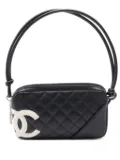 CHANEL Pre-Owned 2004-2005 quilted leather shoulder bag - Black