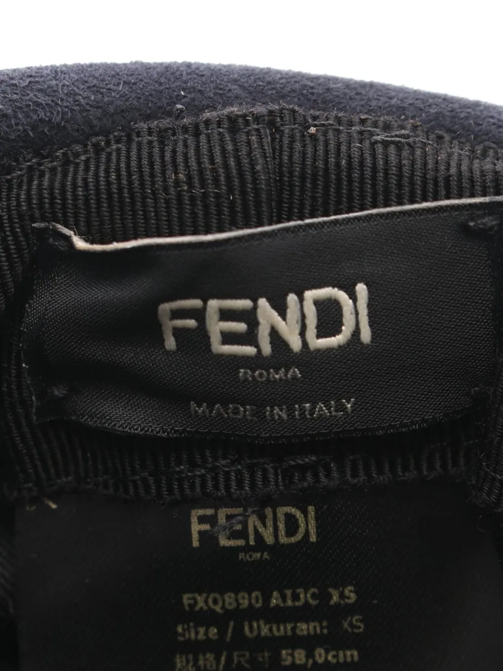 Pre-owned Fendi 2010s Wide-brimmed Suede Hat