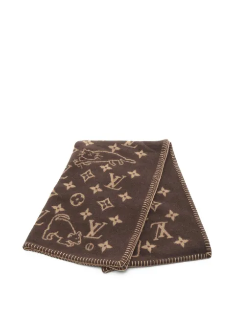 Louis Vuitton Pre-Owned 2018 small Quverture Catgram blanket
