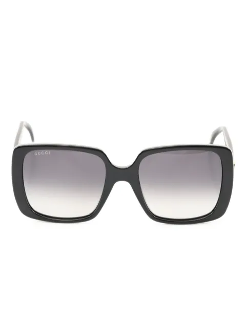Gucci Pre-Owned lentes de sol con armazón cuadrada 2020