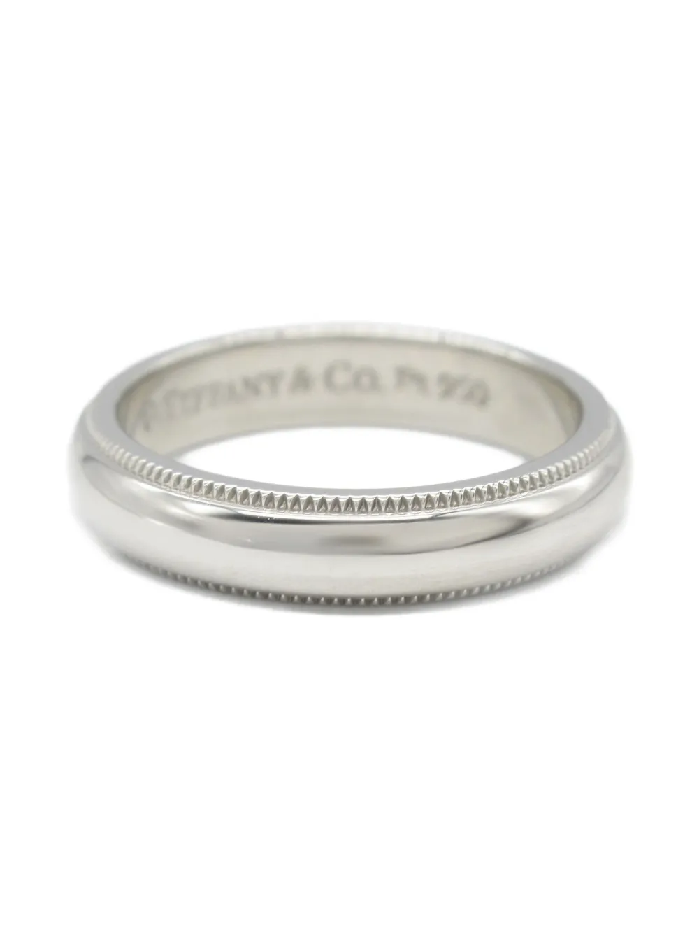 Tiffany & Co. Pre-Owned 2010s platinum Milgrain ring | Silver | Image 1