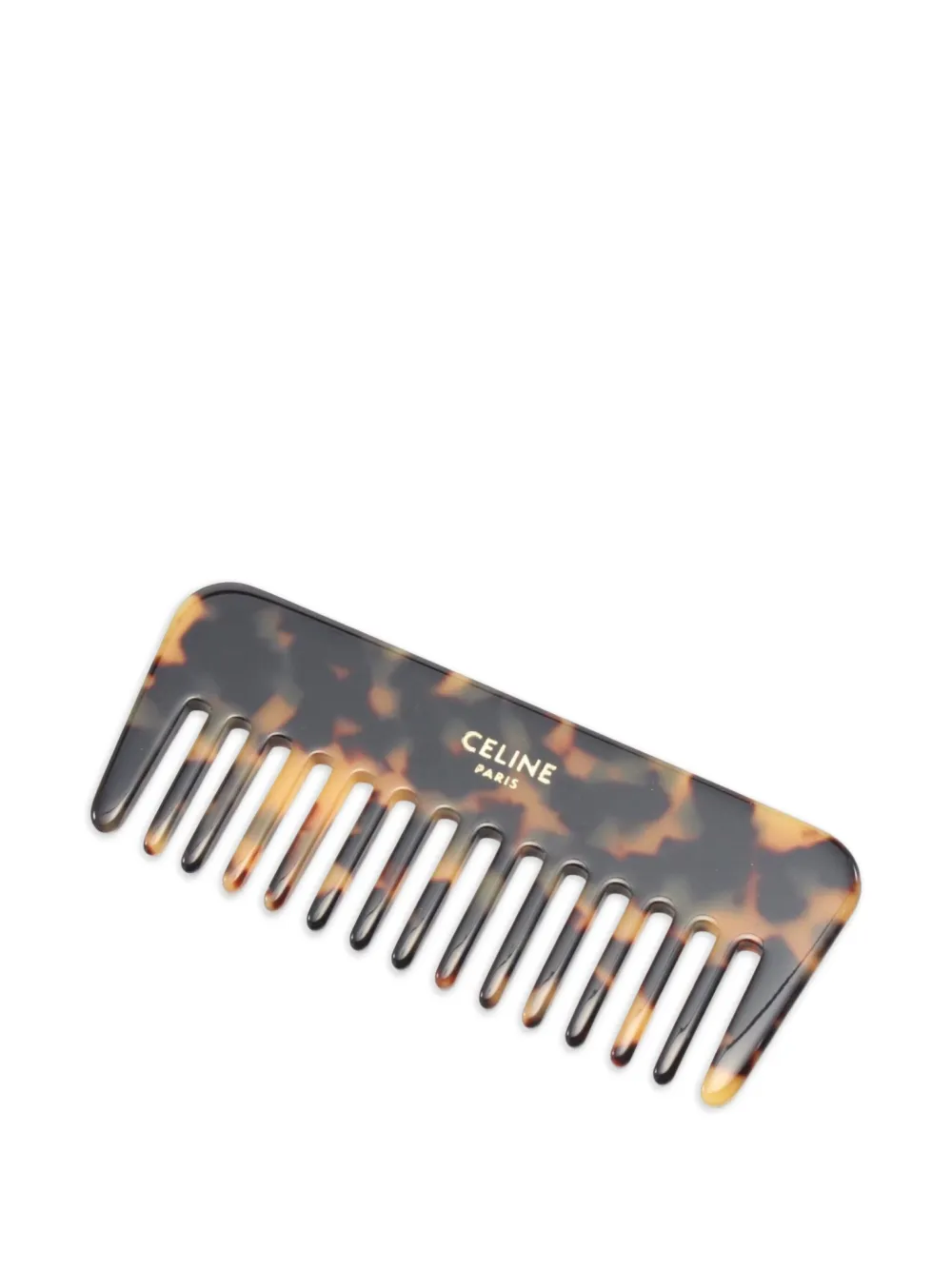 Céline Pre-Owned 2010s tortoiseshell-effect hair comb | Brown | Image 1