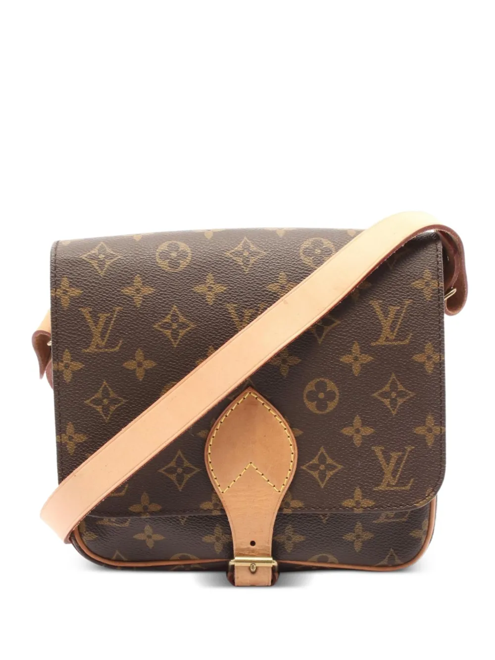 Louis Vuitton Pre-Owned 1992 Cartesier MM monogram canvas cross body Louis Vuitton Pre-Owned 1992 Cartesier MM monogram canvas cross body