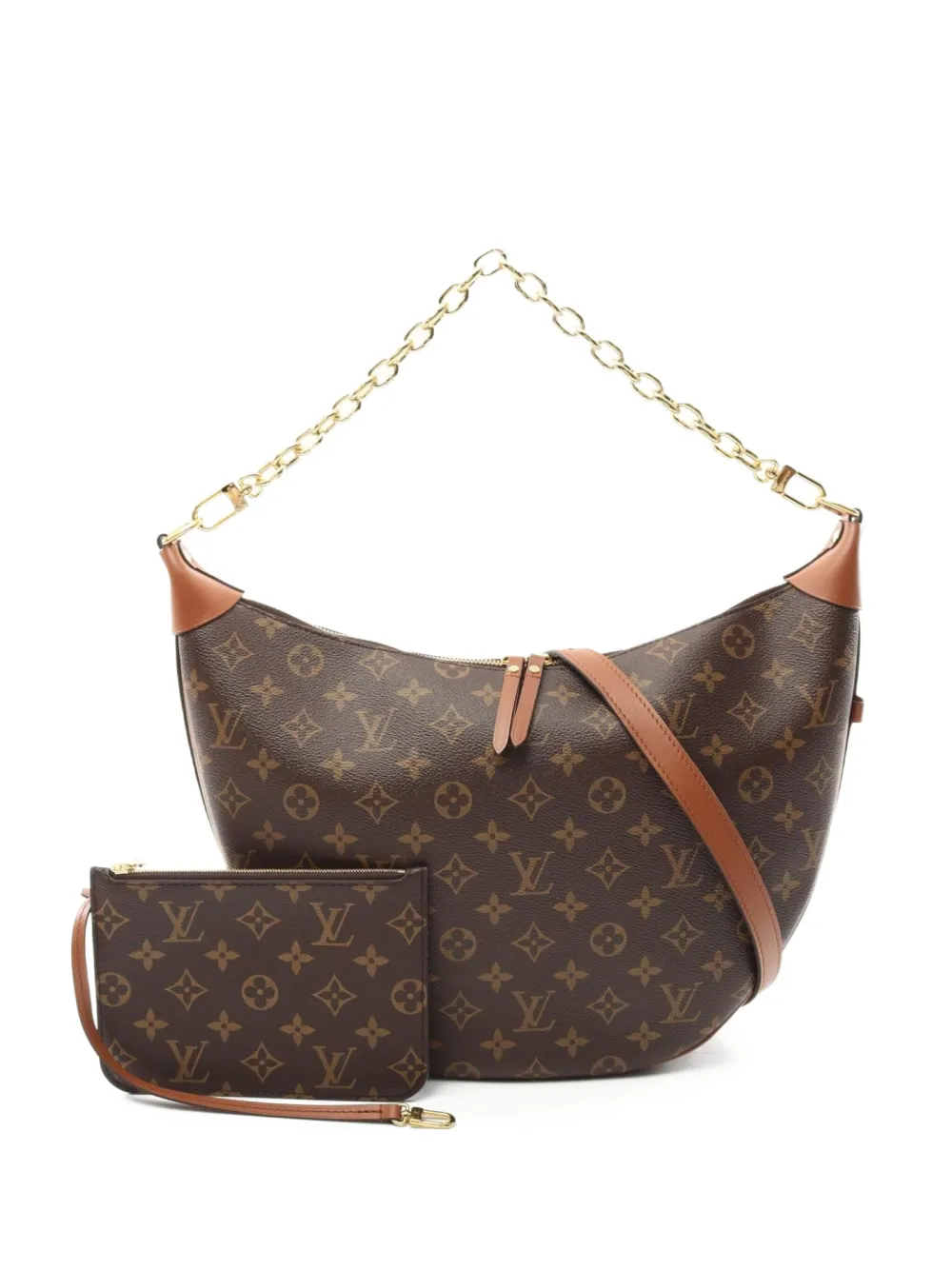 Louis Vuitton Pre-Owned 2021 Loop monogram shoulder bag | Brown | Image 1