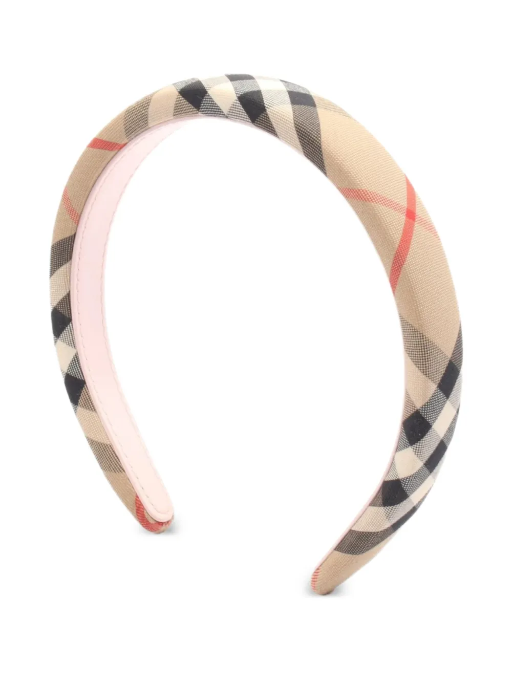 Burberry Pre-Owned 2010s checked fabric headband | neutro | Image 1