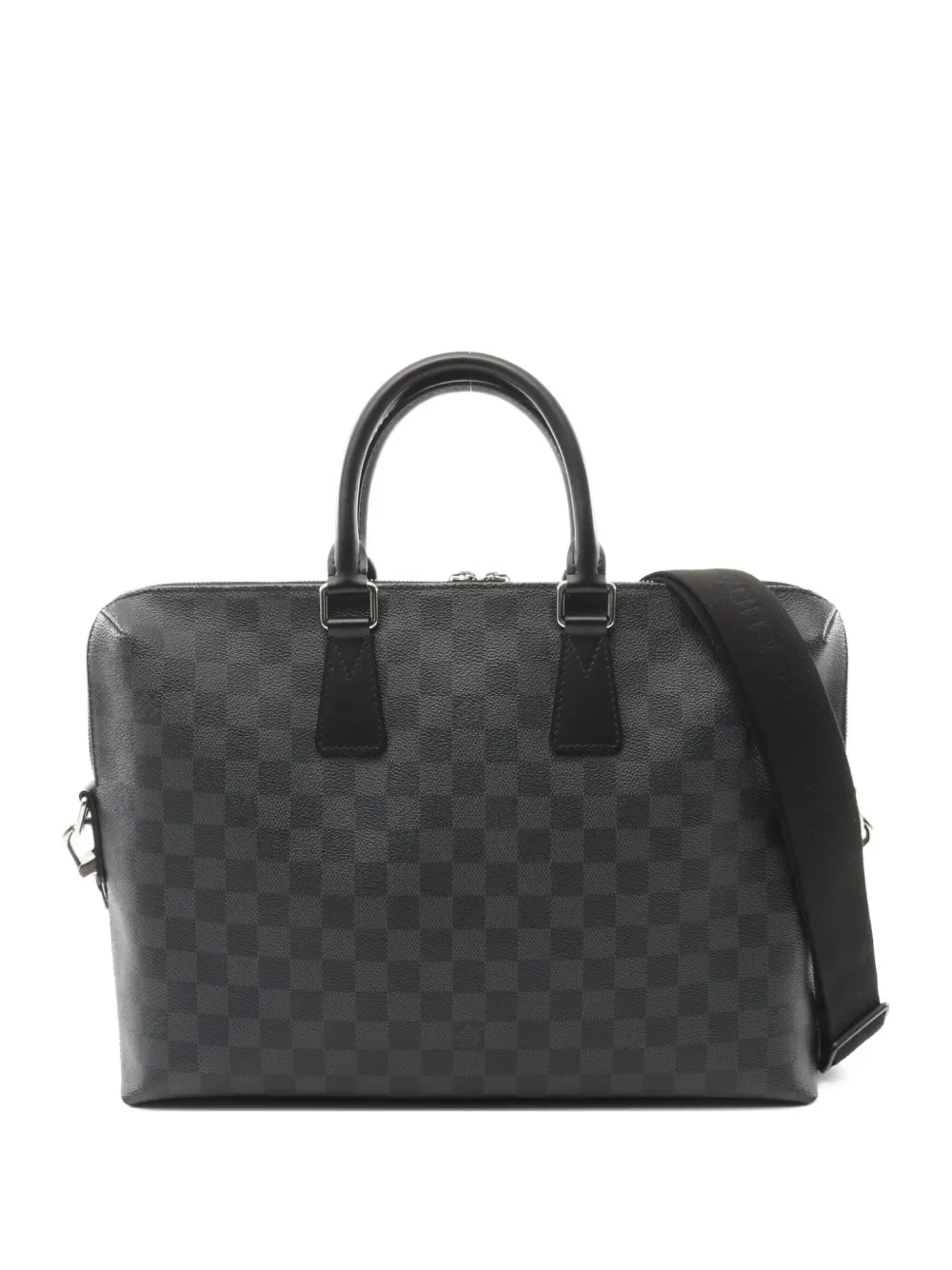 Louis Vuitton Pre-Owned 2013 Damier Graphite Briefcase Bag | Black | Image 1