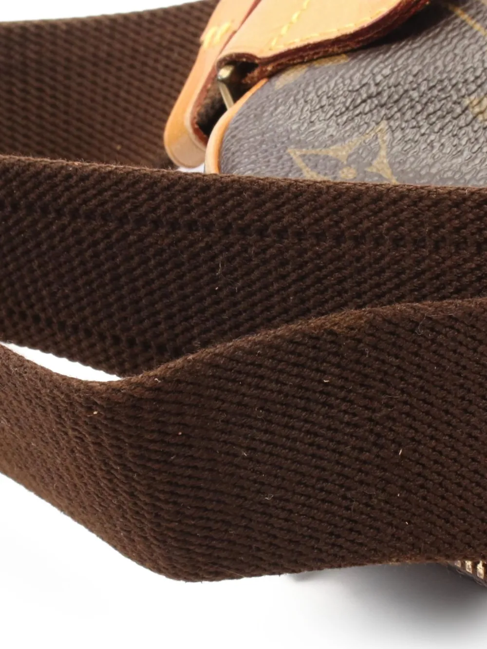 Pre-owned Louis Vuitton 2011 Pochette Gange Shoulder Bag In Brown