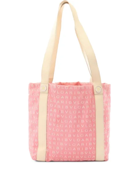 Bvlgari Pre-Owned 2000s Logomania printed logo shoulder bag