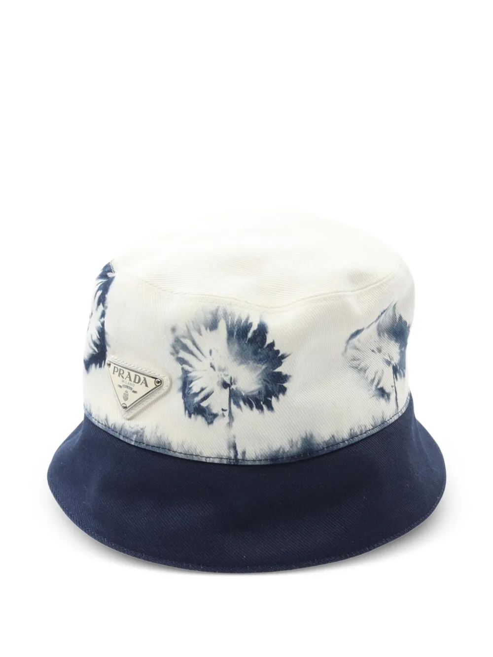 Prada Pre-Owned 2010s palm-print bucket hat | White | Image 1