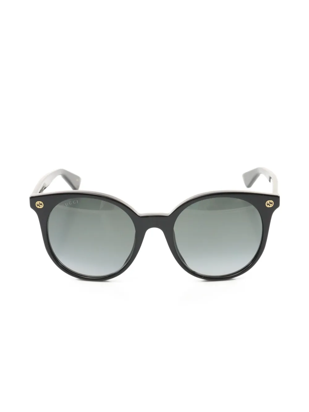 Gucci Pre-Owned 2020s round-frame sunglasses | Black | Image 1