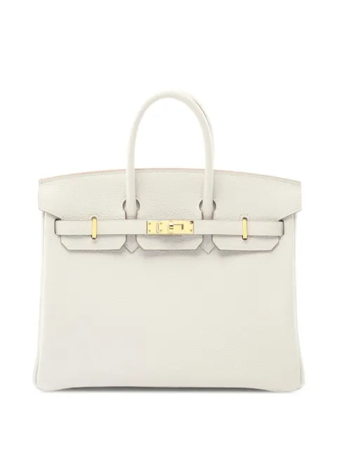 Hermès Pre-Owned 2024 Birkin 25 textured leather handbag