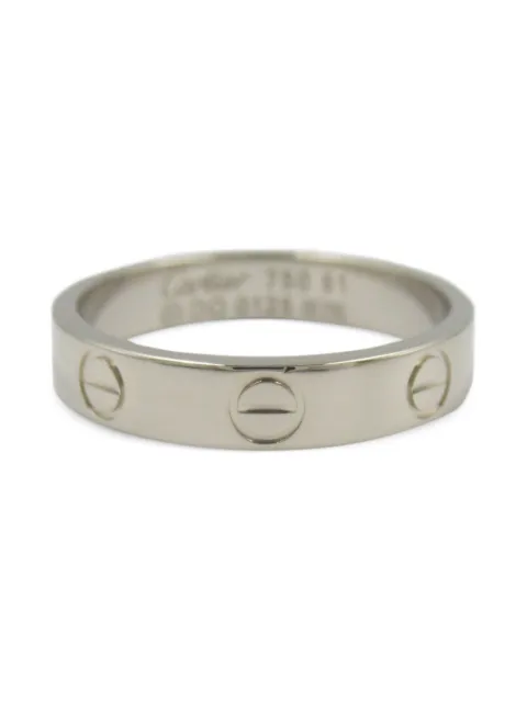 Cartier 2010s 18K white gold Love ring